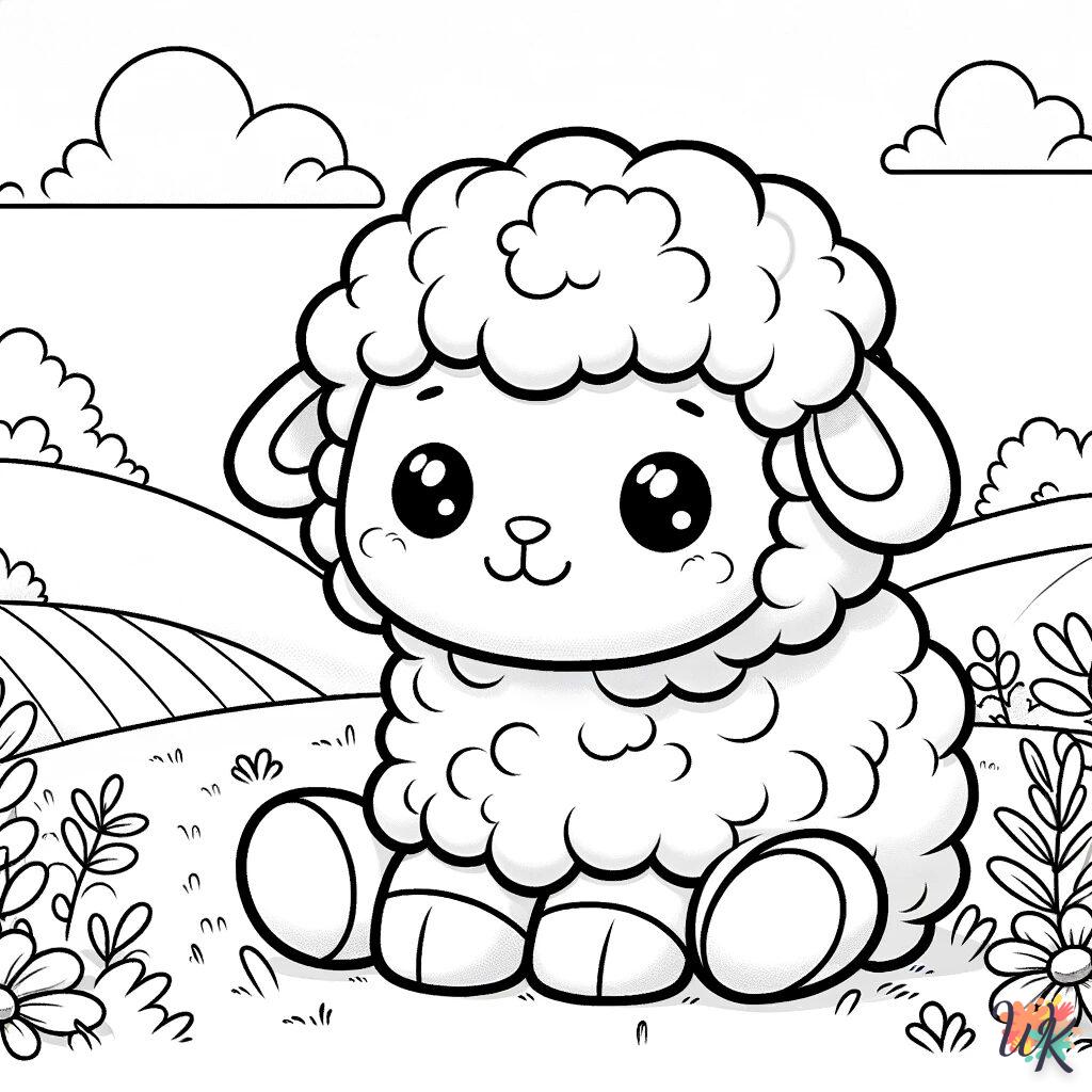 Pecora 16 Disegni da Colorare Pecora 14